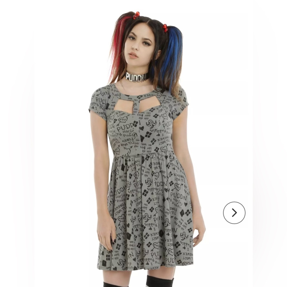 Hot Topic Suicide Squad Harley Quinn Dress